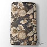 Black Floral Bird Printed Fabric Wholesale Price